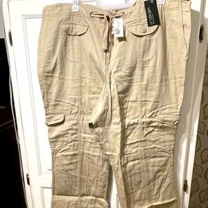 Lane Bryant 24 Tall khaki pants